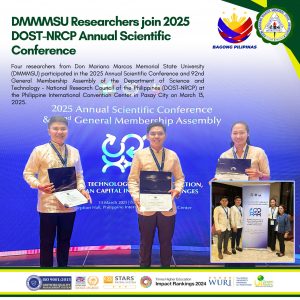 DMMMSU Researchers join 2025 DOST-NRCP Annual Scientific Conference