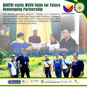 NARTDI visits WVSU Iloilo for Future Beekeeping Partnership