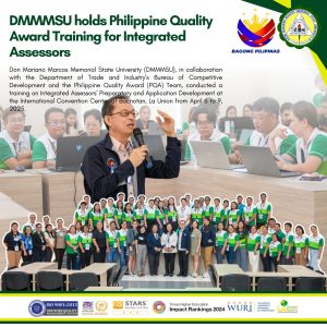 DMMMSU holds Philippine Quality Award Training for Integrated Assessors