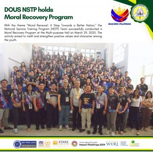 DOUS NSTP Holds Moral Recovery Program