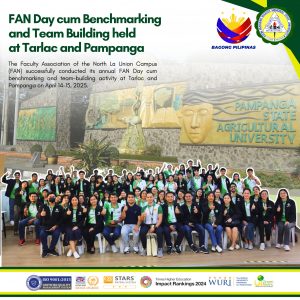 FAN Day cum Benchmarking and Team Building held at Tarlac and Pampanga