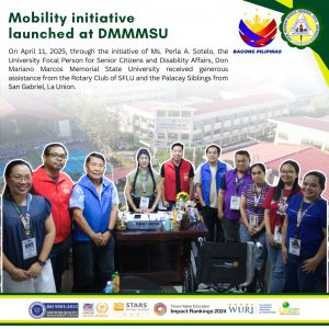 Mobility initiative launched at DMMMSU