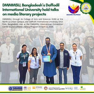 DMMMSU, Bangladesh’s Daffodil International University hold talks on media literary projects