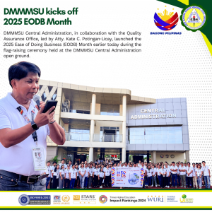 DMMMSU kicks off 2025 EODB Month