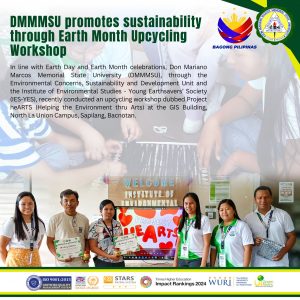 DMMMSU promotes sustainability through Earth Month Upcycling Workshop