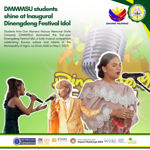 DMMMSU students shine at Inaugural Dinengdeng Festival Idol