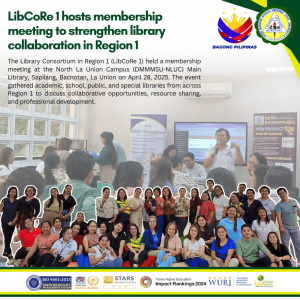 LibCoRe 1 hosts membership meeting to strengthen library collaboration in Region 1
