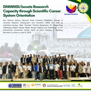 DMMMSU boosts Research Capacity through Scientific Career System Orientation