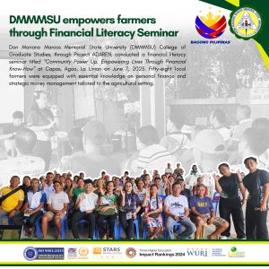 DMMMSU empowers farmers through Financial Literacy Seminar