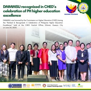 DMMMSU recognized in CHED’s celebration of PH higher education excellence