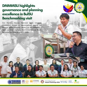 DMMMSU highlights governance and planning excellence in BulSU Benchmarking visit