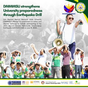 DMMMSU strengthens University preparedness through Earthquake Drill