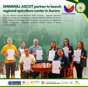 DMMMSU, ASCOT partner to launch regional apiculture center in Aurora