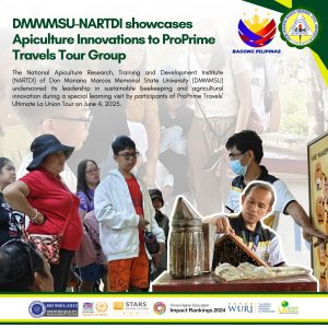 DMMMSU-NARTDI showcases Apiculture Innovations to ProPrime Travels Tour Group