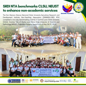 SRDI NTA benchmarks CLSU, NEUST to enhance non-academic services