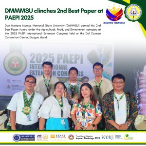 DMMMSU clinches 2nd Best Paper at PAEPI 2025