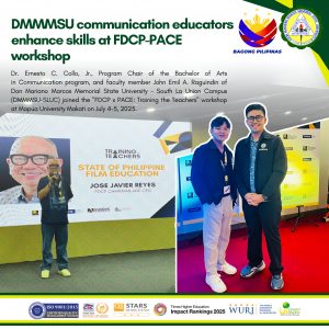 DMMMSU communication educators enhance skills at FDCP-PACE workshop
