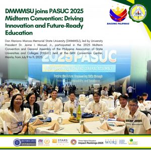 DMMMSU joins PASUC 2025 Midterm Convention: Driving Innovation and Future-Ready Education