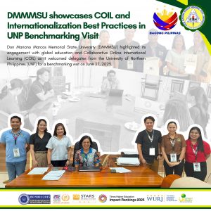 DMMMSU showcases COIL and Internationalization Best Practices in UNP Benchmarking Visit
