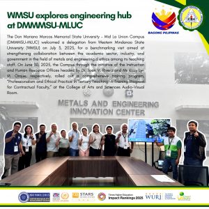 WMSU explores engineering hub at DMMMSU-MLUC