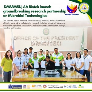 DMMMSU, AA Biotek launch groundbreaking research partnership on Microbial Technologies
