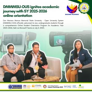 DMMMSU-OUS ignites academic journey with SY 2025–2026 online orientation